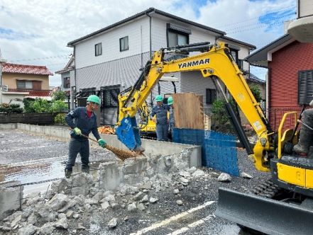 防火水槽の設置④