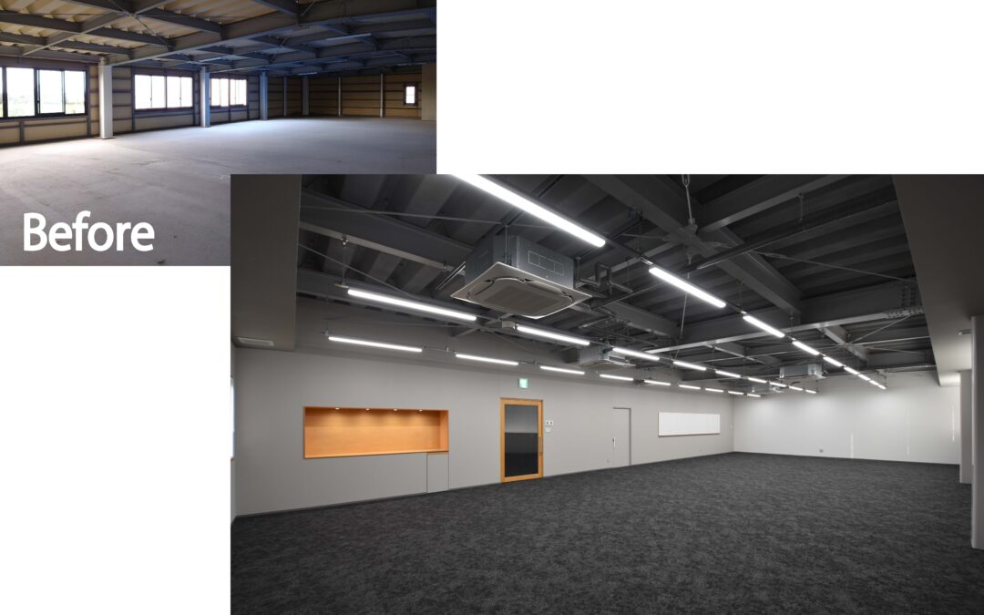 メイドー西中山工場 食堂棟2F 改修工事